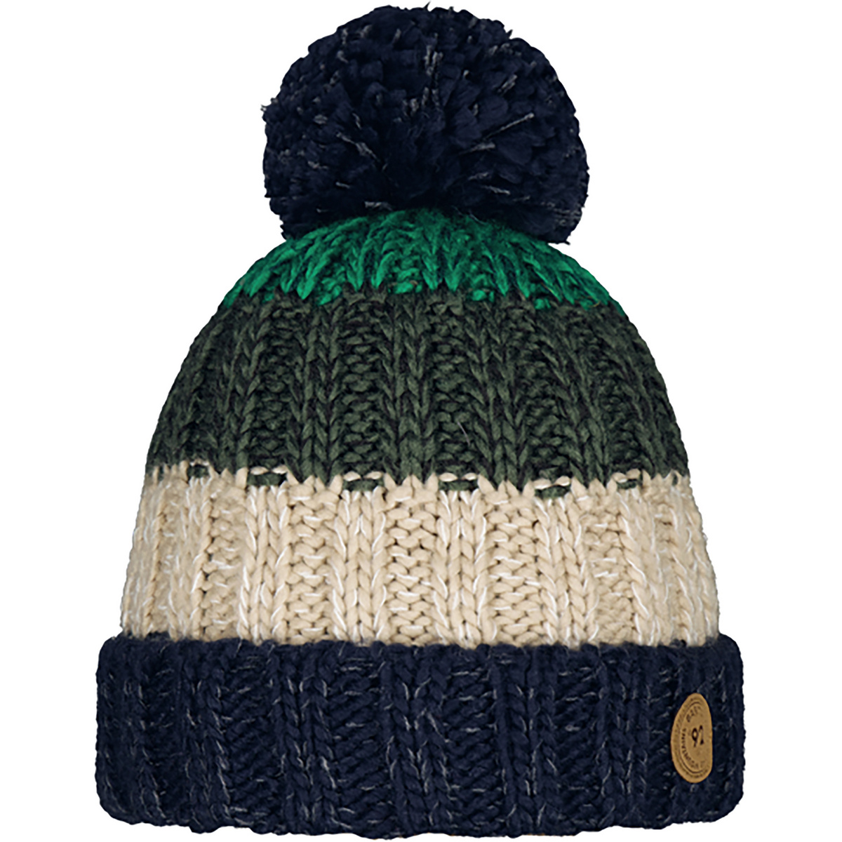 Barts Bambino Berretto Wilhelm (Taglia 53, Verde)