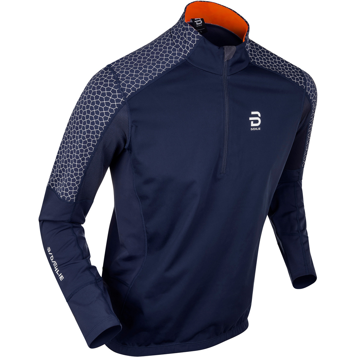 Image of Daehlie Uomo Maglia a manica lunga con zip Mora