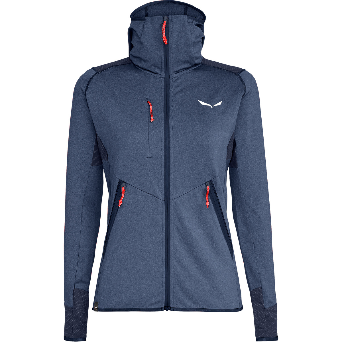 Image of Salewa Donna Felpa con cappuccio Agner Hybrid Pl/dst Full Zip