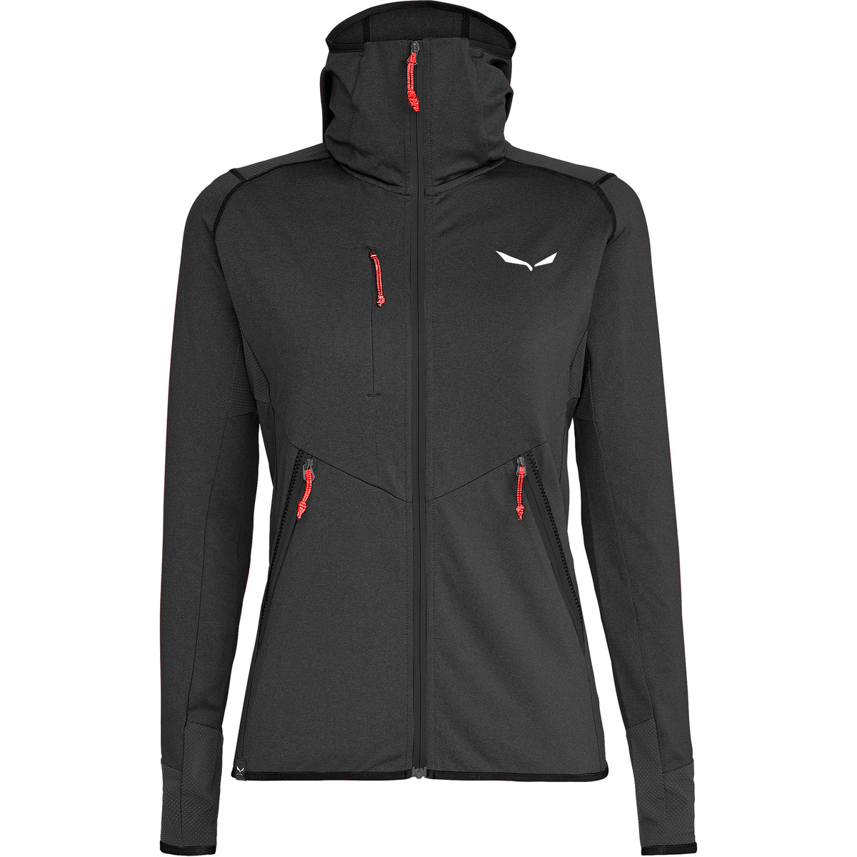Image of Salewa Donna Felpa con cappuccio Agner Hybrid Pl/dst Full Zip