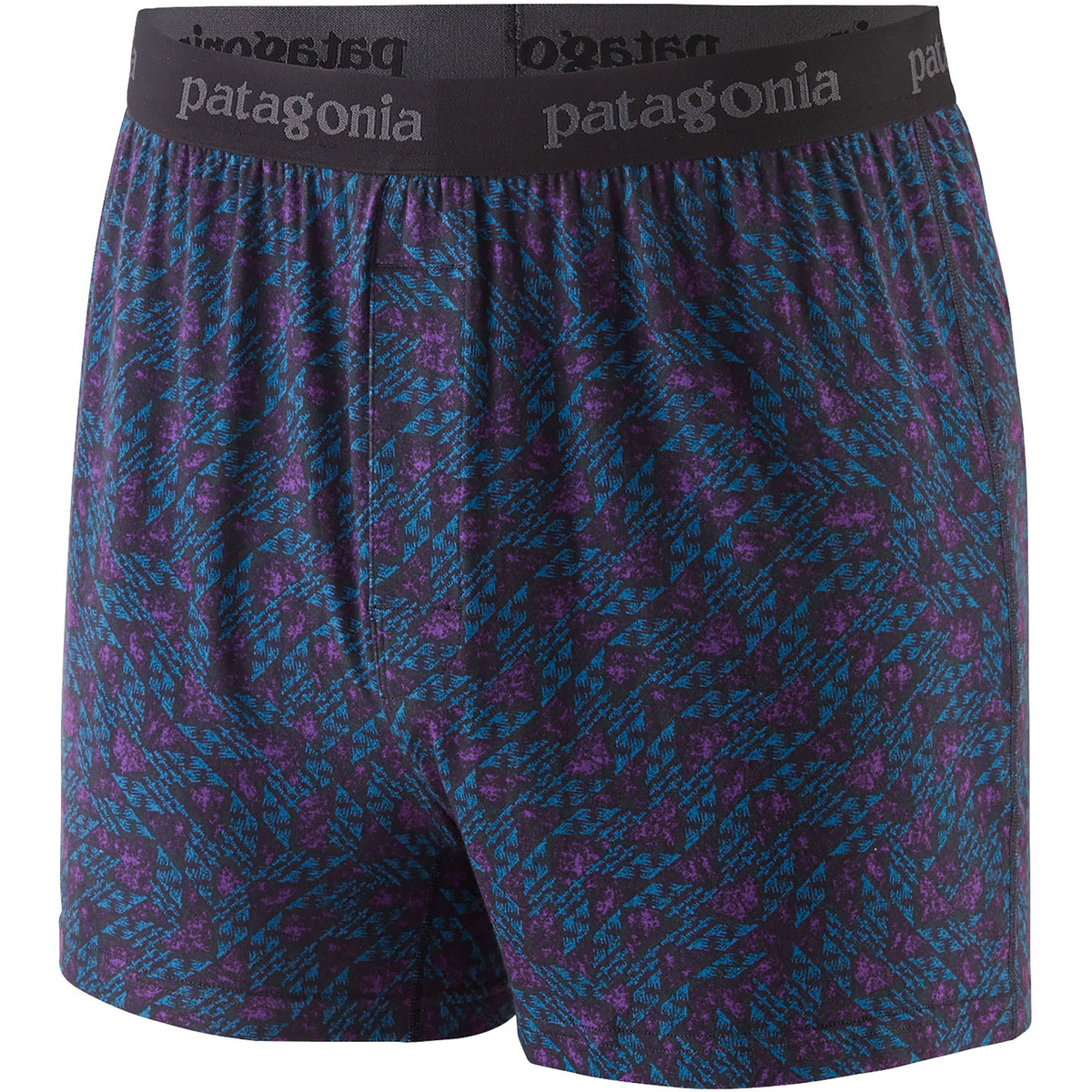 Patagonia Uomo Boxer Essential (Taglia XXL, Blu)
