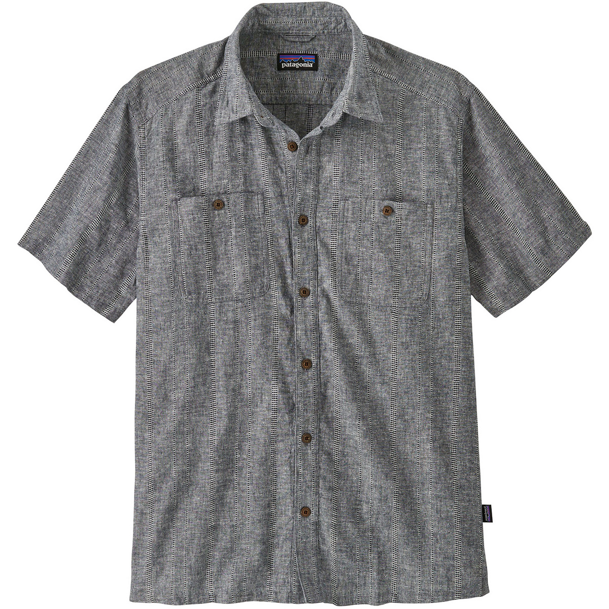 Patagonia Uomo Camicia Back Step (Taglia M, Blu)