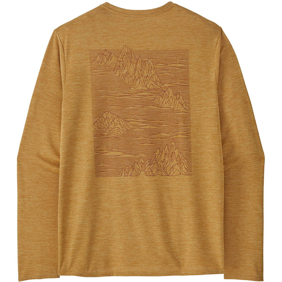 Patagonia Herren Cap Cool Daily Graphic Longsleeve (Größe M, gelb)