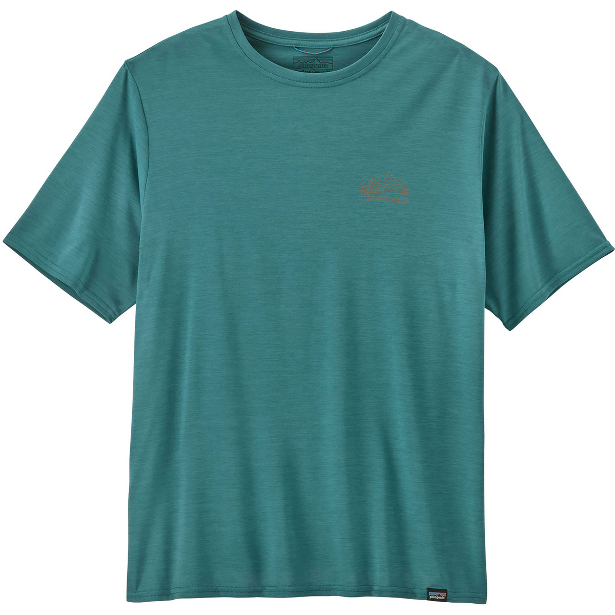 Patagonia Herren Cap Cool Daily Graphic T-Shirt (Größe S, tuerkis)