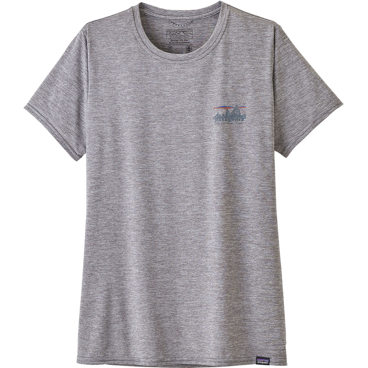 Patagonia Damen Graphic Cap Cool Daily T-Shirt (Größe M, grau)