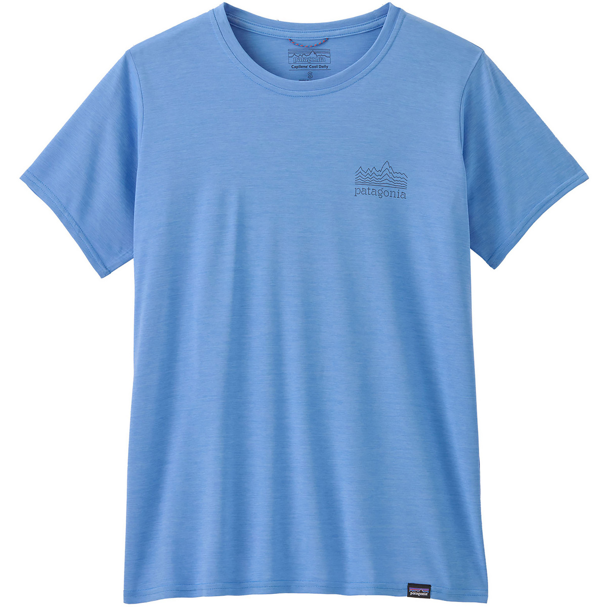 Patagonia Damen Graphic Cap Cool Daily T-Shirt (Größe M, blau)