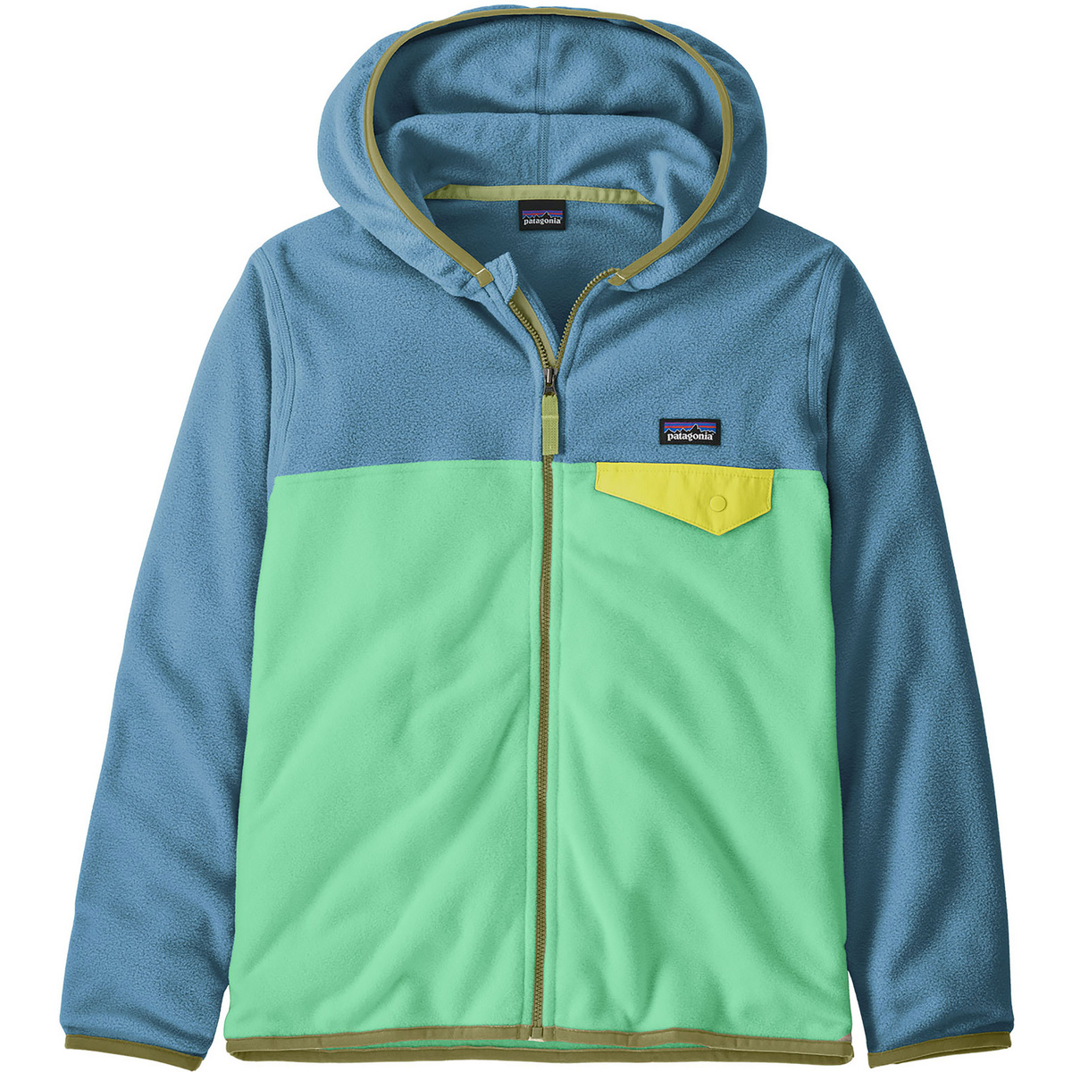 Patagonia Bambino Giacca Boys Micro (Taglia 118, Verde)
