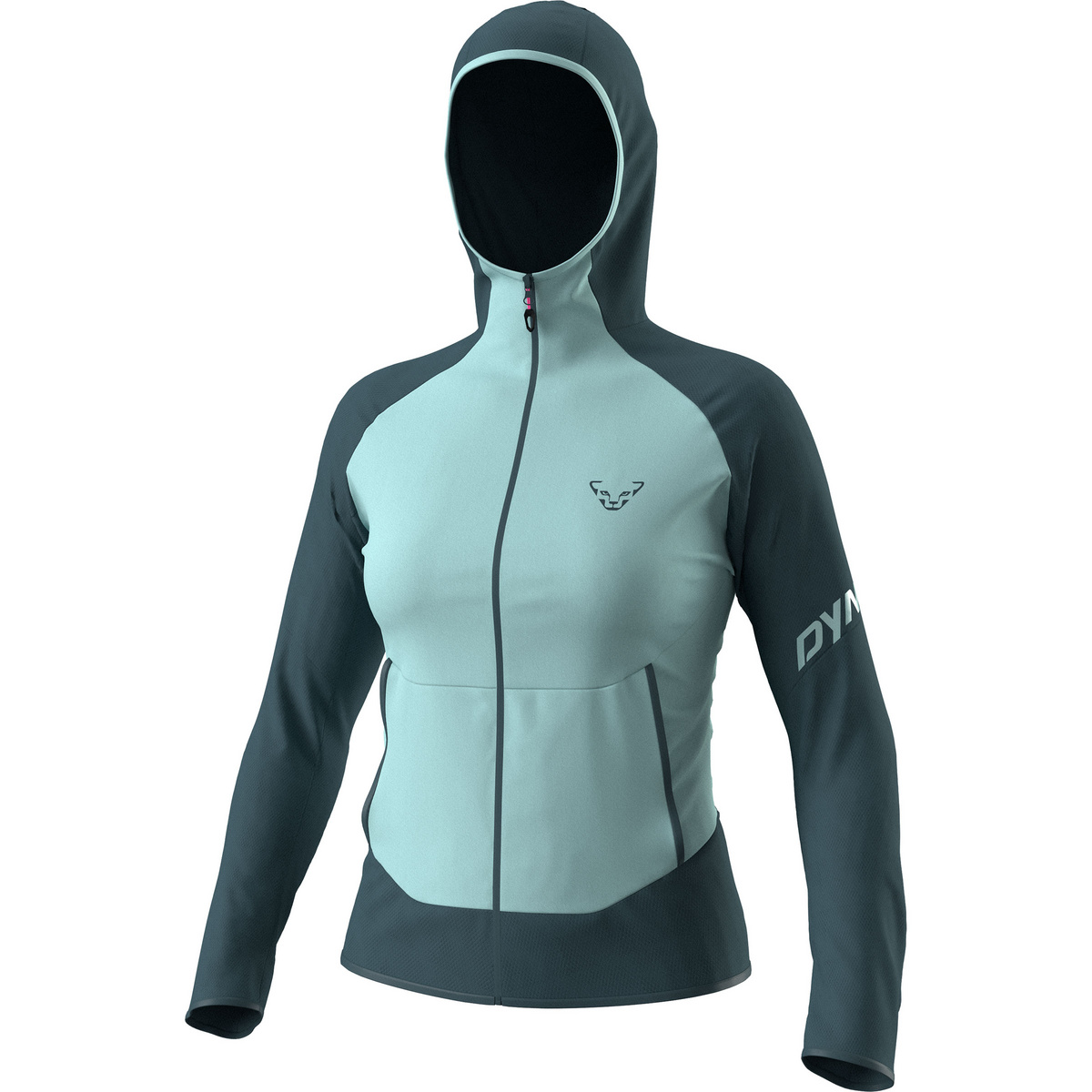 Dynafit Damen Transalper Light Hoodie Jacke (Größe S, tuerkis)
