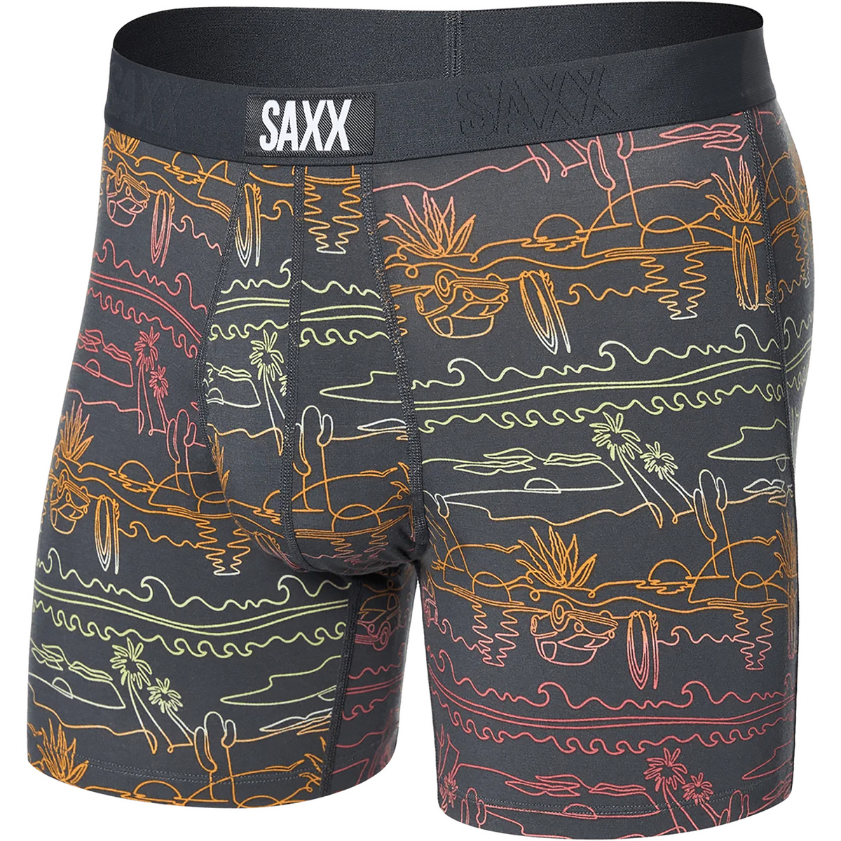 Saxx Underwear Uomo Ultra Boxer (Taglia L, Grigio)
