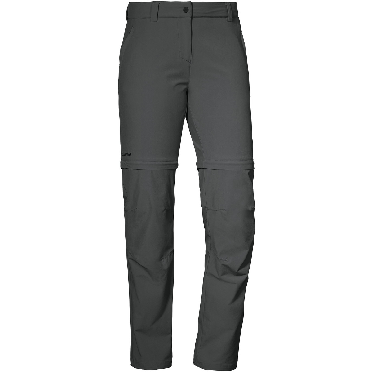 Schöffel Donna Pantaloni Ascona Zip-Off (Taglia XL, Grigio)
