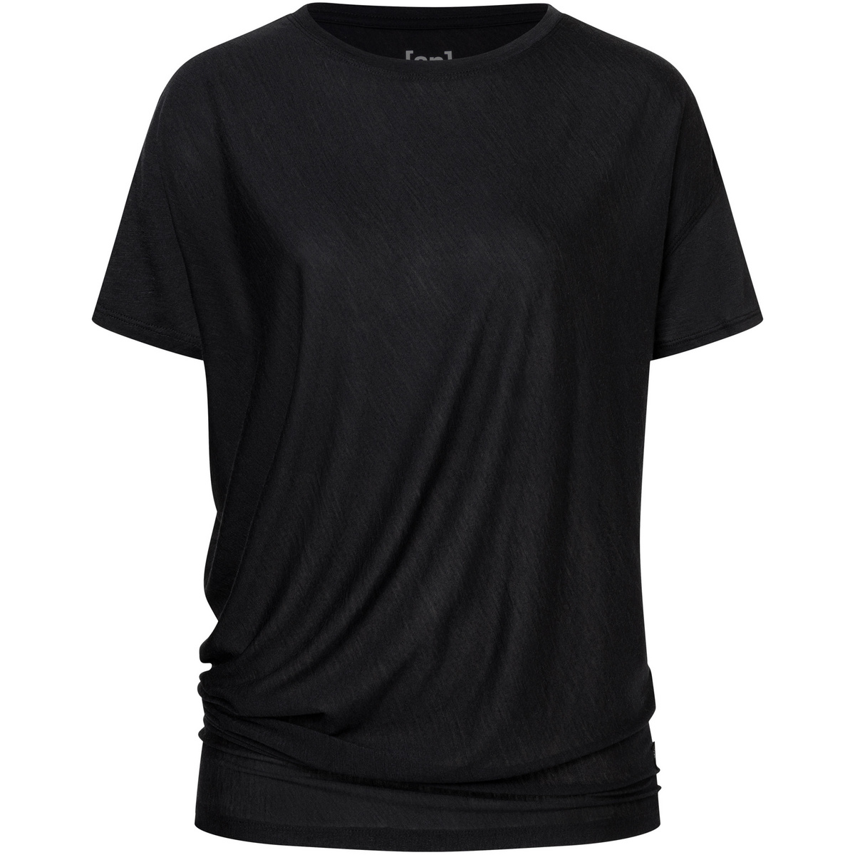 Super.Natural Donna Maglietta Yoga Loose (Taglia XS, Nero)