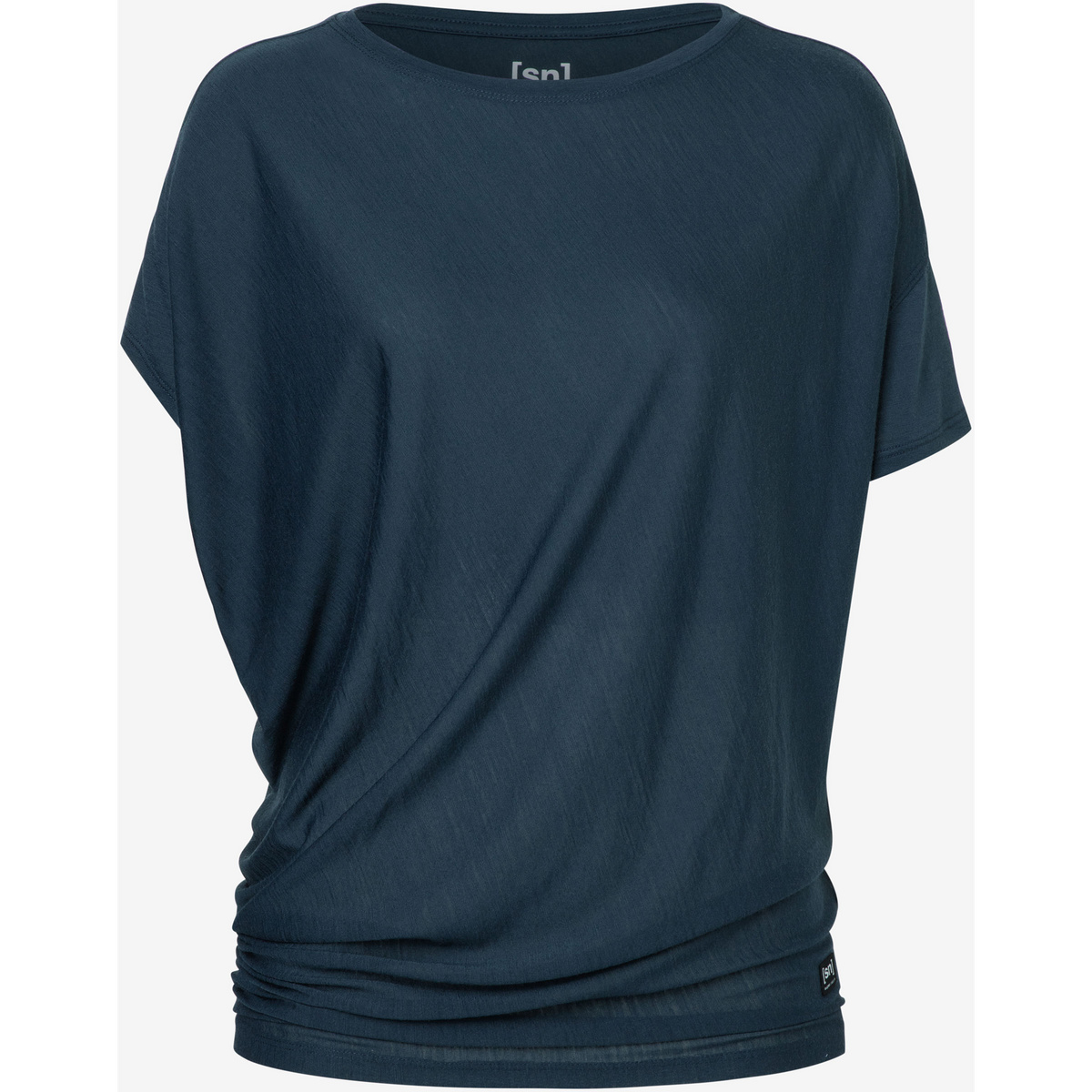 Super.Natural Donna Maglietta Yoga Loose (Taglia S, Blu)