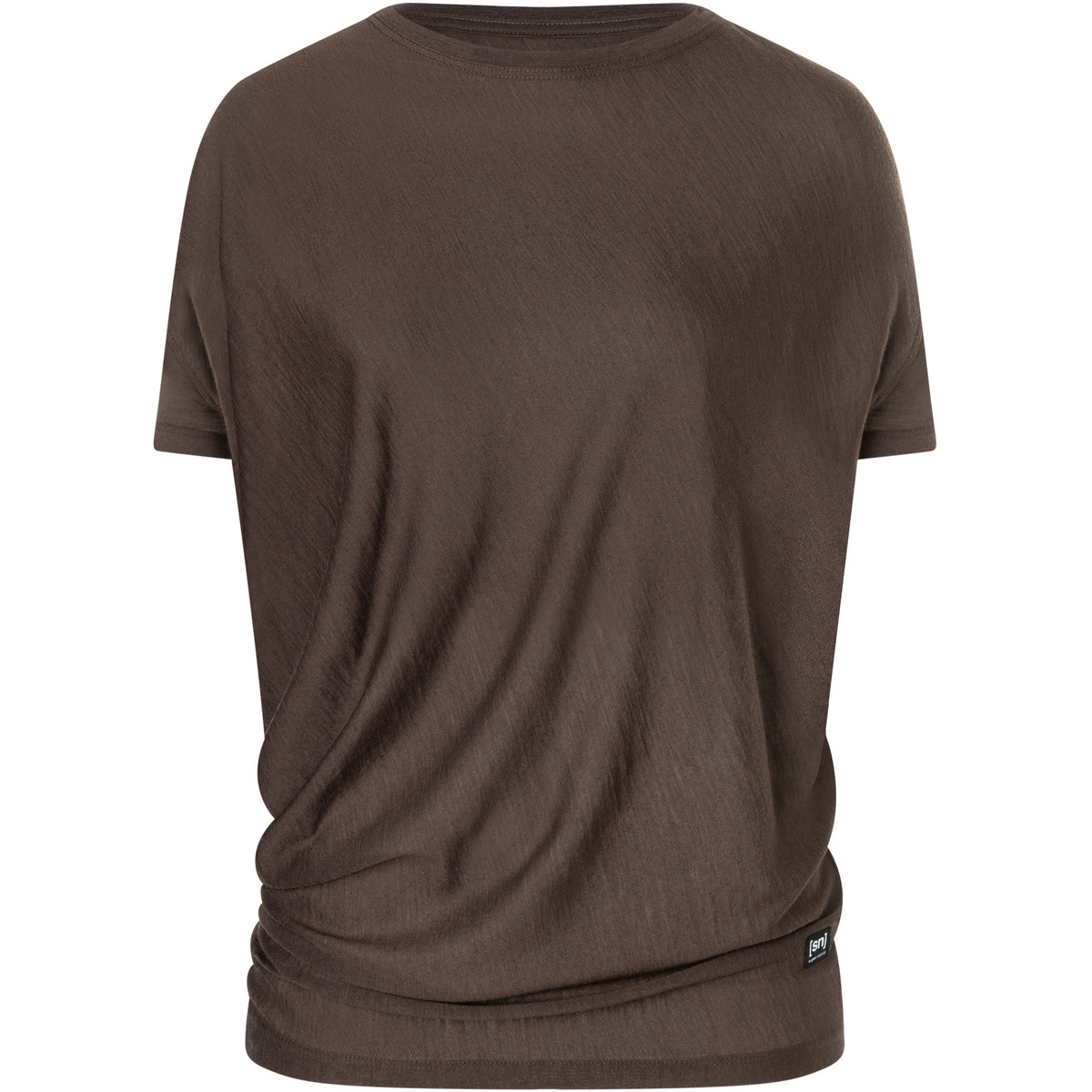 Super.Natural Donna Maglietta Yoga Loose (Taglia L, Marrone)