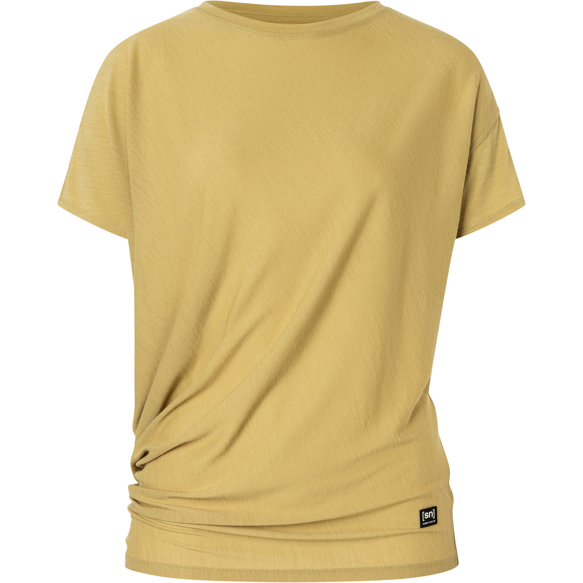 Super.Natural Damen Yoga Loose T-Shirt (Größe S, beige)