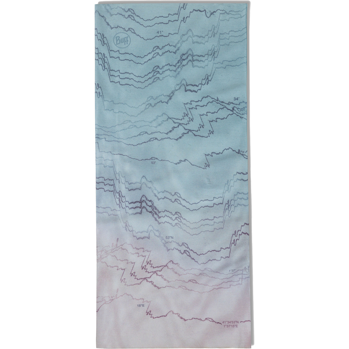 Buff Scaldacollo Coolnet UV (Taglia ONE SIZE, Blu)