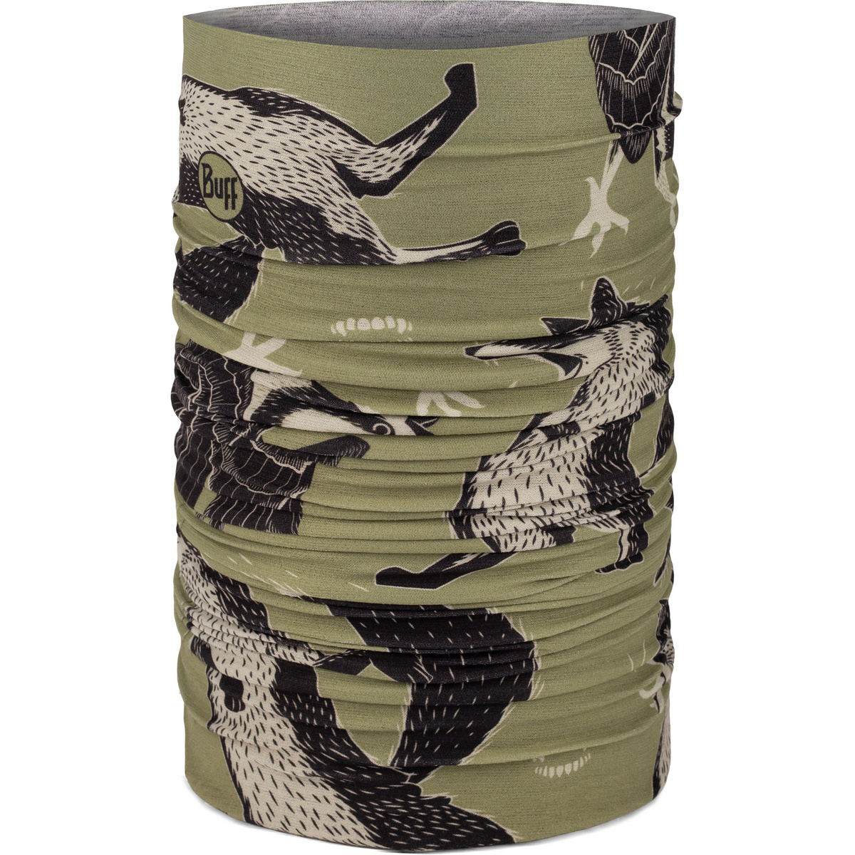 Buff Scaldacollo Coolnet UV (Taglia ONE SIZE, Verde oliva)