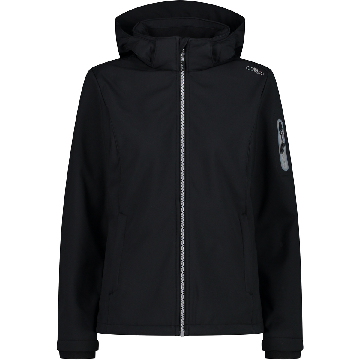 CMP Damen Softshell Hoodie Jacke (Größe M, schwarz)