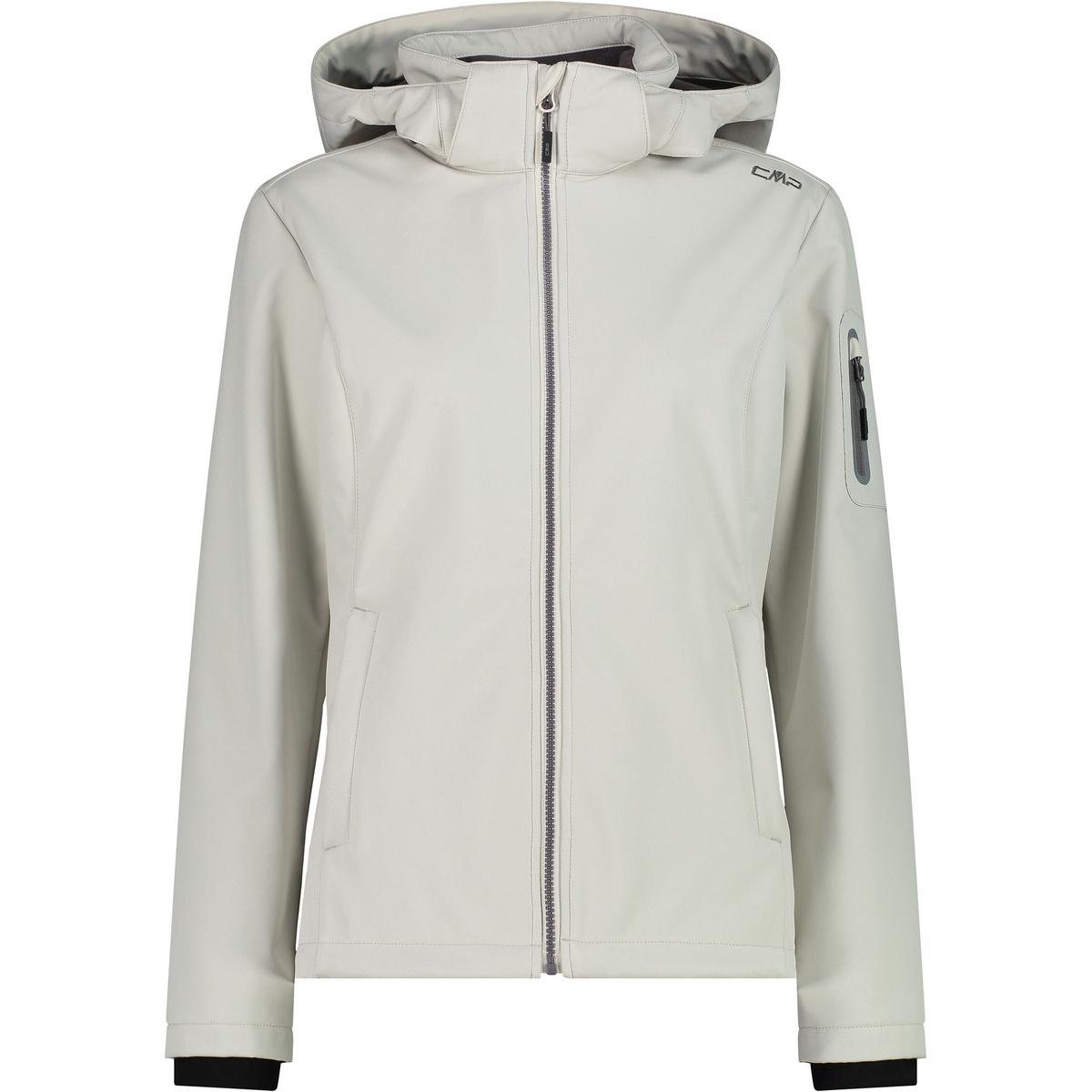 CMP Femme Veste Softshell Hoodie (taille XS, Beige)