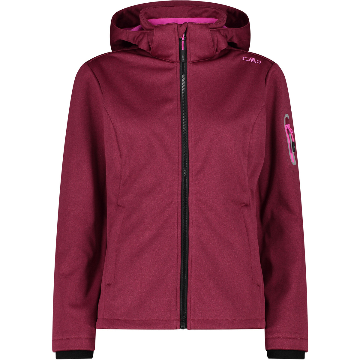 CMP Damen Soft Melange Jacke (Größe XXL, rot)