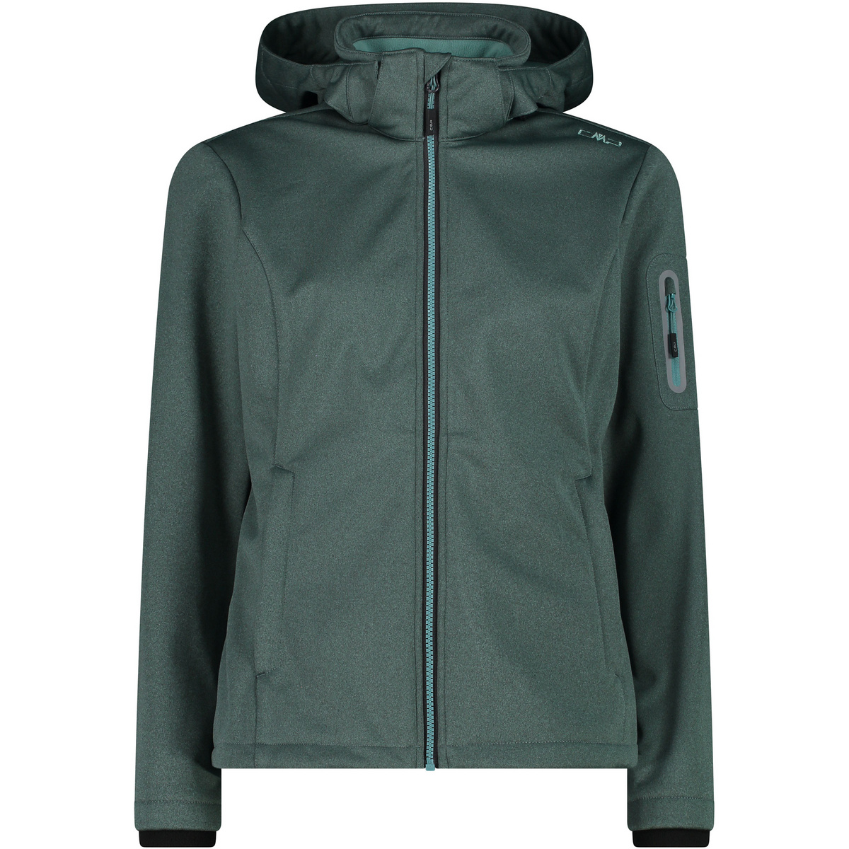 CMP Damen Soft Melange Jacke (Größe M, tuerkis)