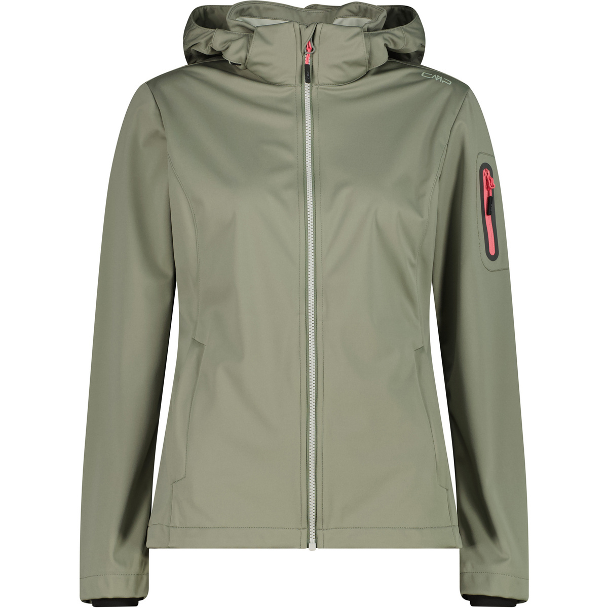 CMP Damen Light Softshell Jacke (Größe S, oliv)
