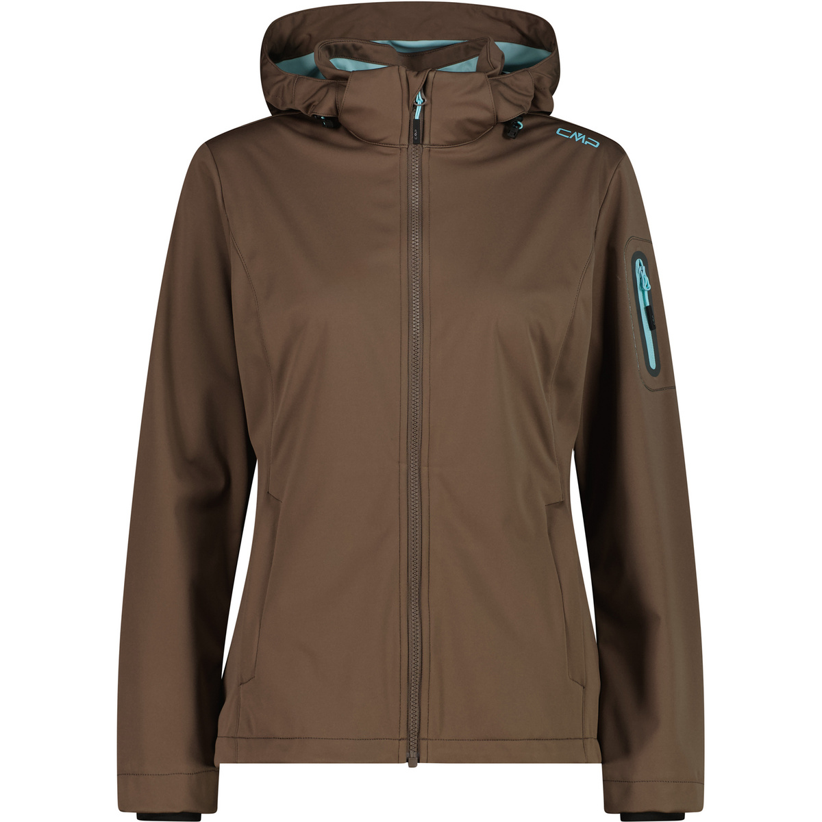 CMP Donna Giacca softshell Light (Taglia XL, Marrone)