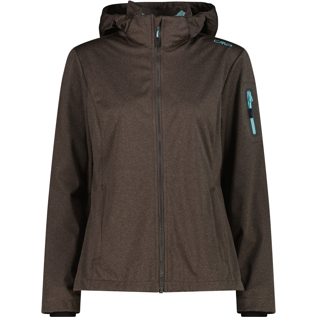 CMP Damen Light Melange Softshell Jacke (Größe S, braun)