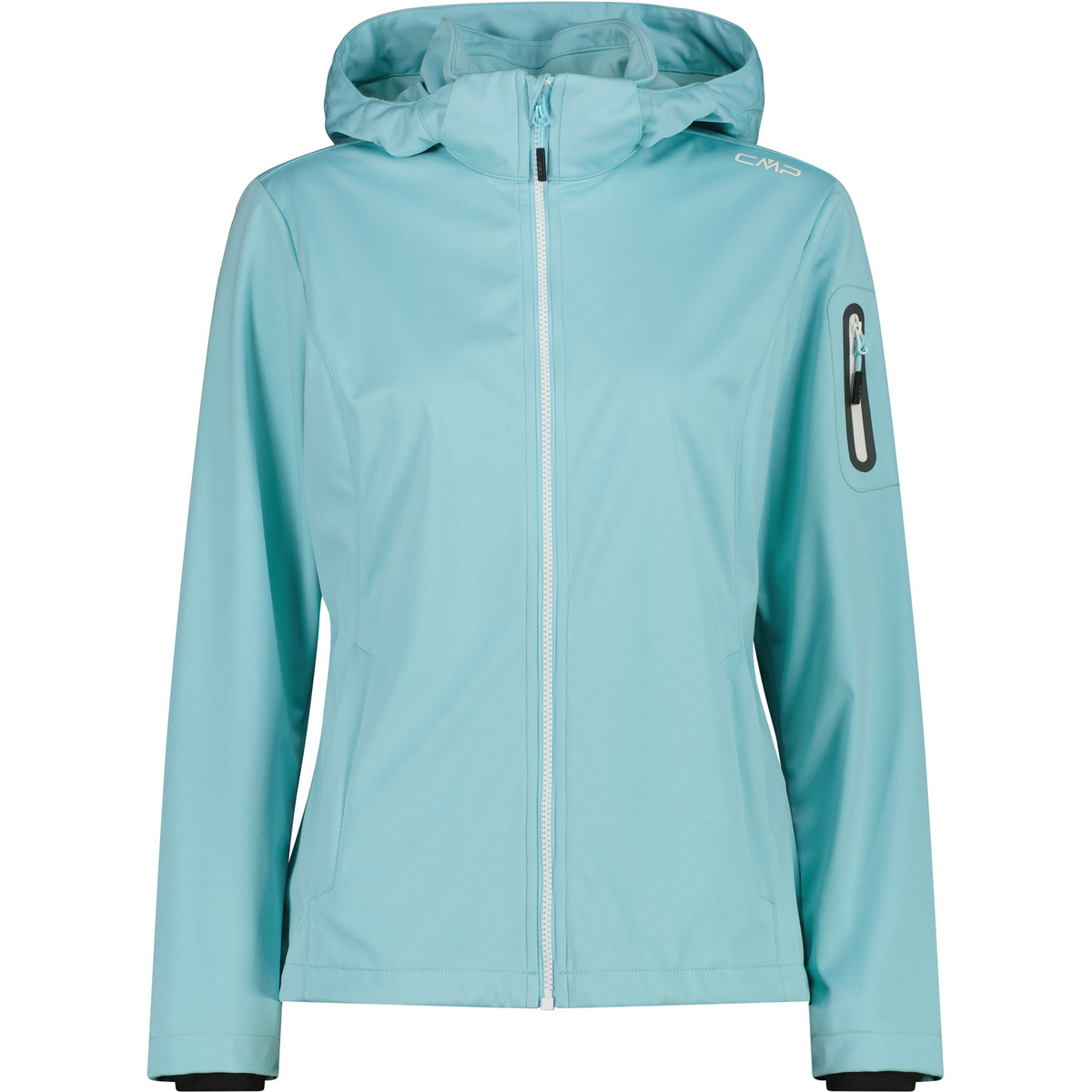 CMP Damen Light Melange Softshell Jacke (Größe 3XL, tuerkis)