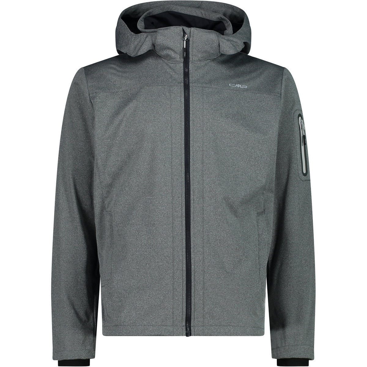 CMP Herren Light Softshell Melange Jacke (Größe 4XL, grau)