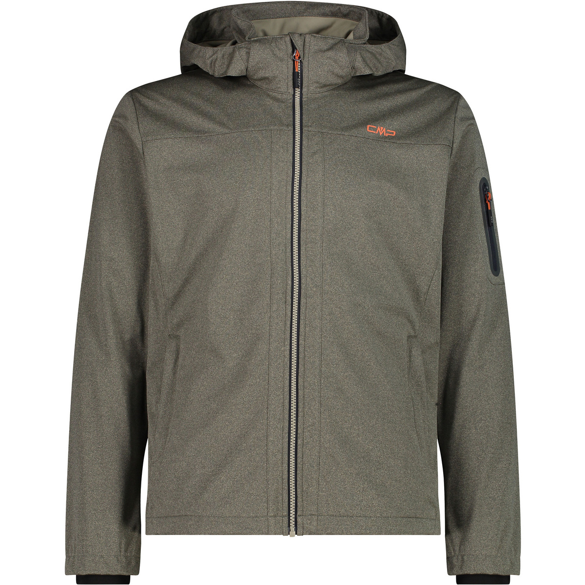 CMP Herren Light Softshell Melange Jacke (Größe M, beige)