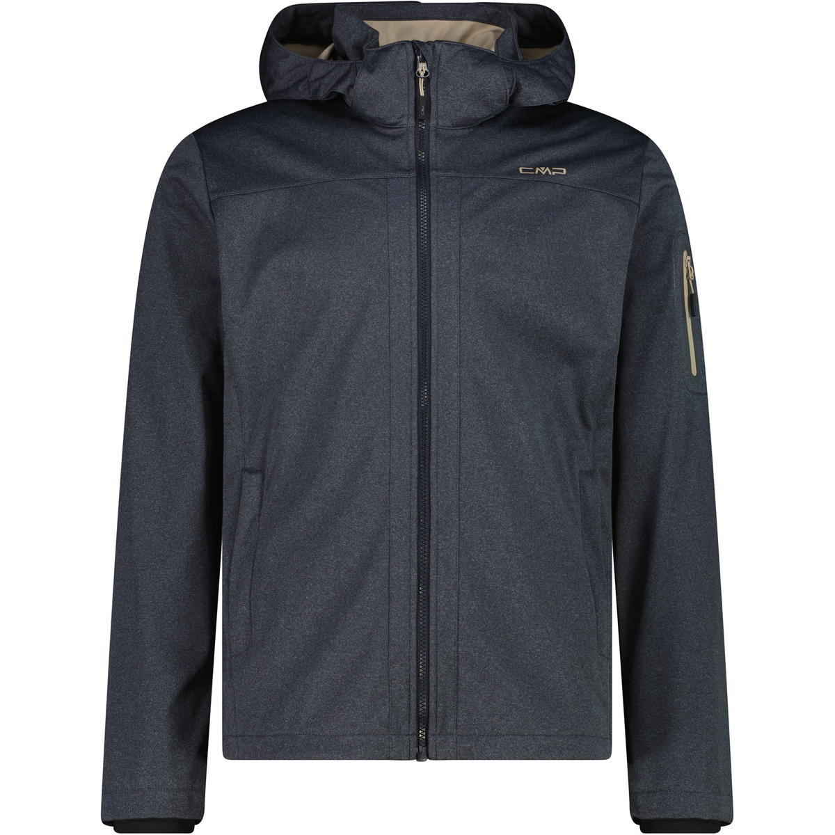 CMP Herren Light Softshell Melange Jacke (Größe M, grau)