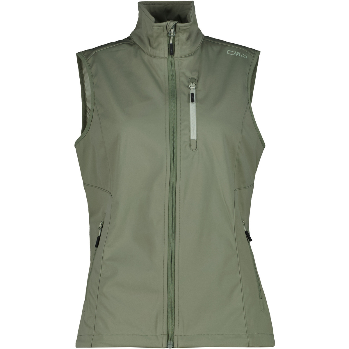 CMP Damen Light Softshell Weste (Größe XS, oliv)