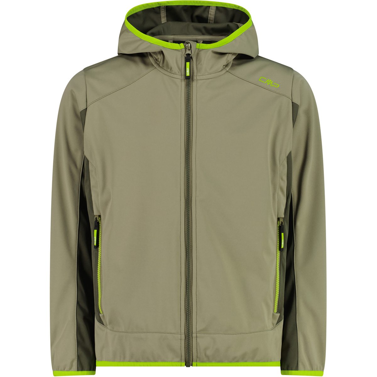 CMP Kinder Boys Softshell Jacke (Größe 116, oliv)