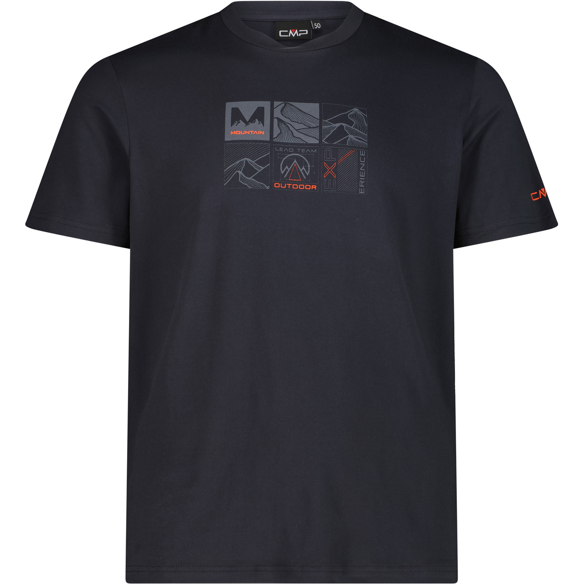 CMP Herren Funktions T-Shirt (Größe S, schwarz)