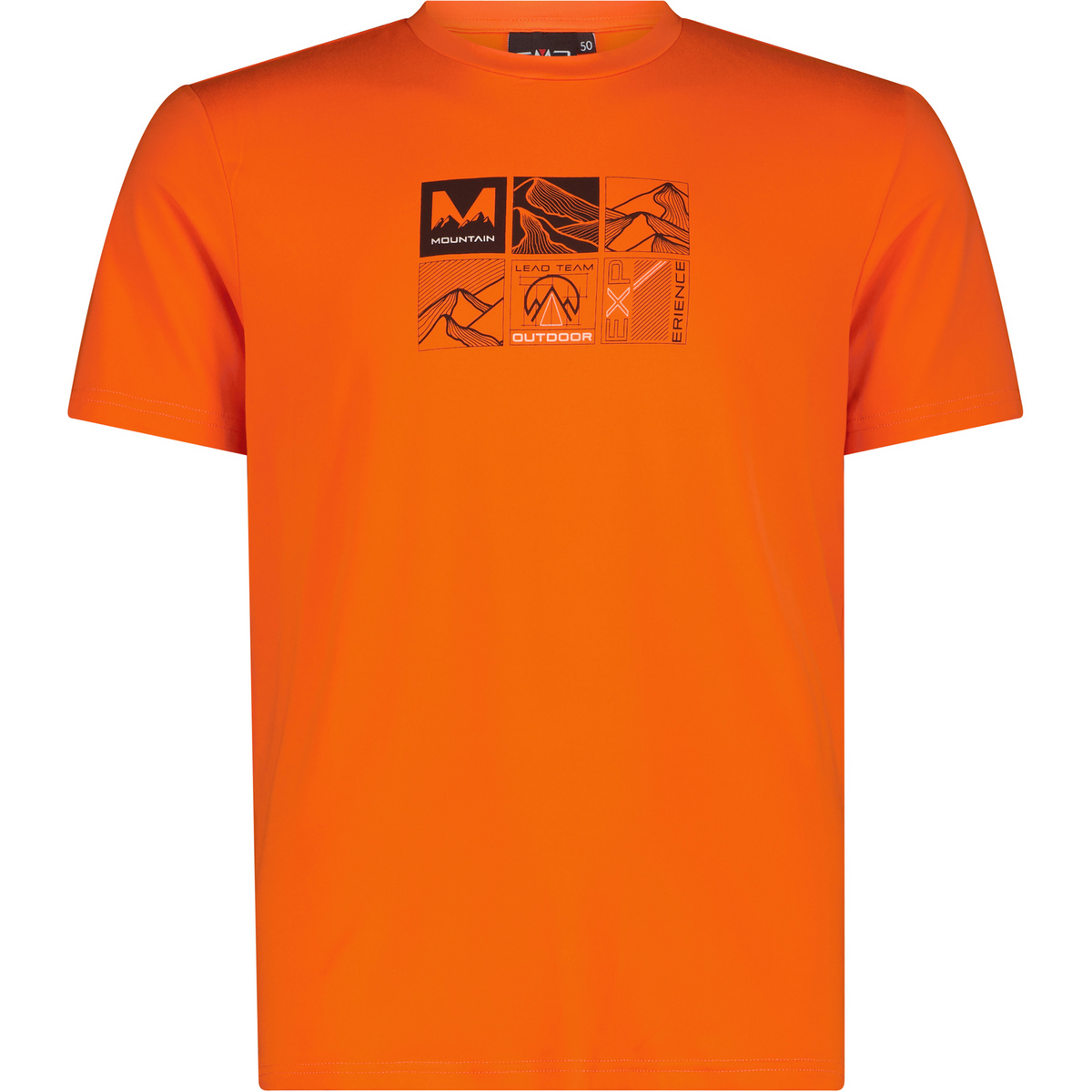 CMP Herren Funktions T-Shirt (Größe S, orange)