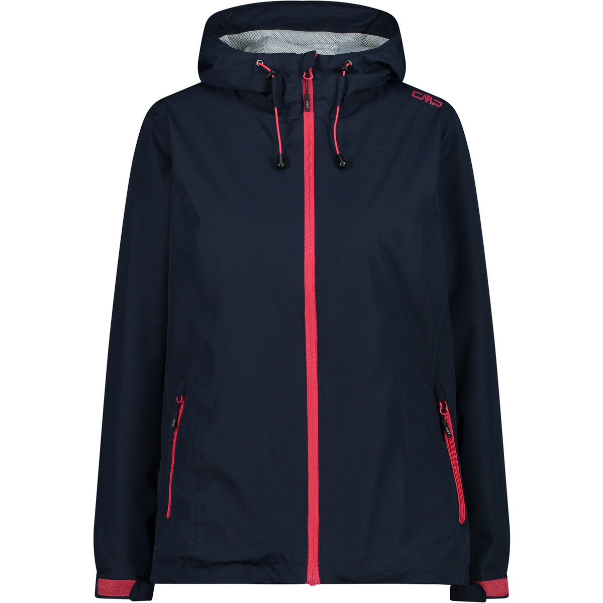 CMP Damen Rain Fix Hoodie Jacke (Größe XXL, blau)