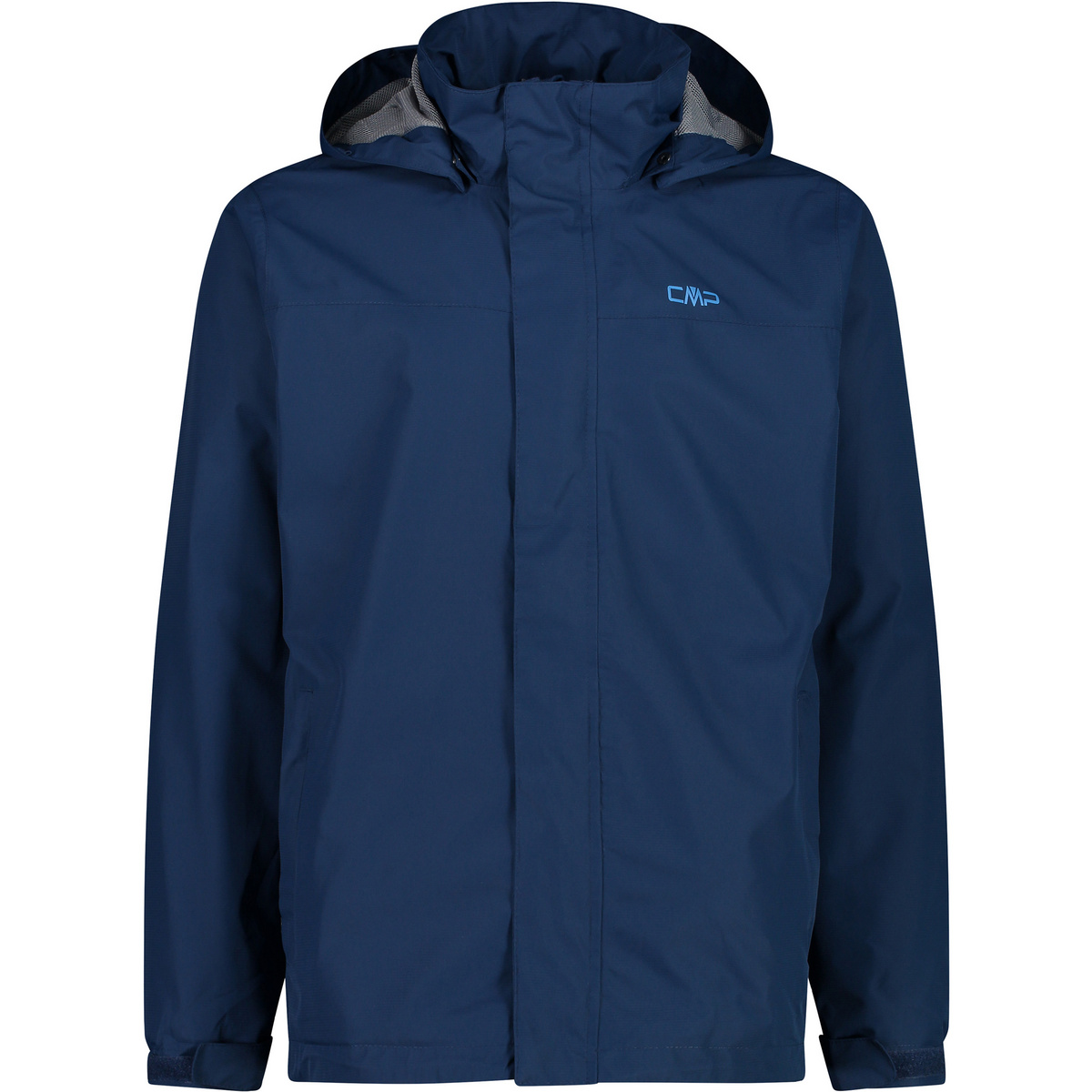 CMP Herren Hoodie Button Rain Jacke (Größe S, blau)