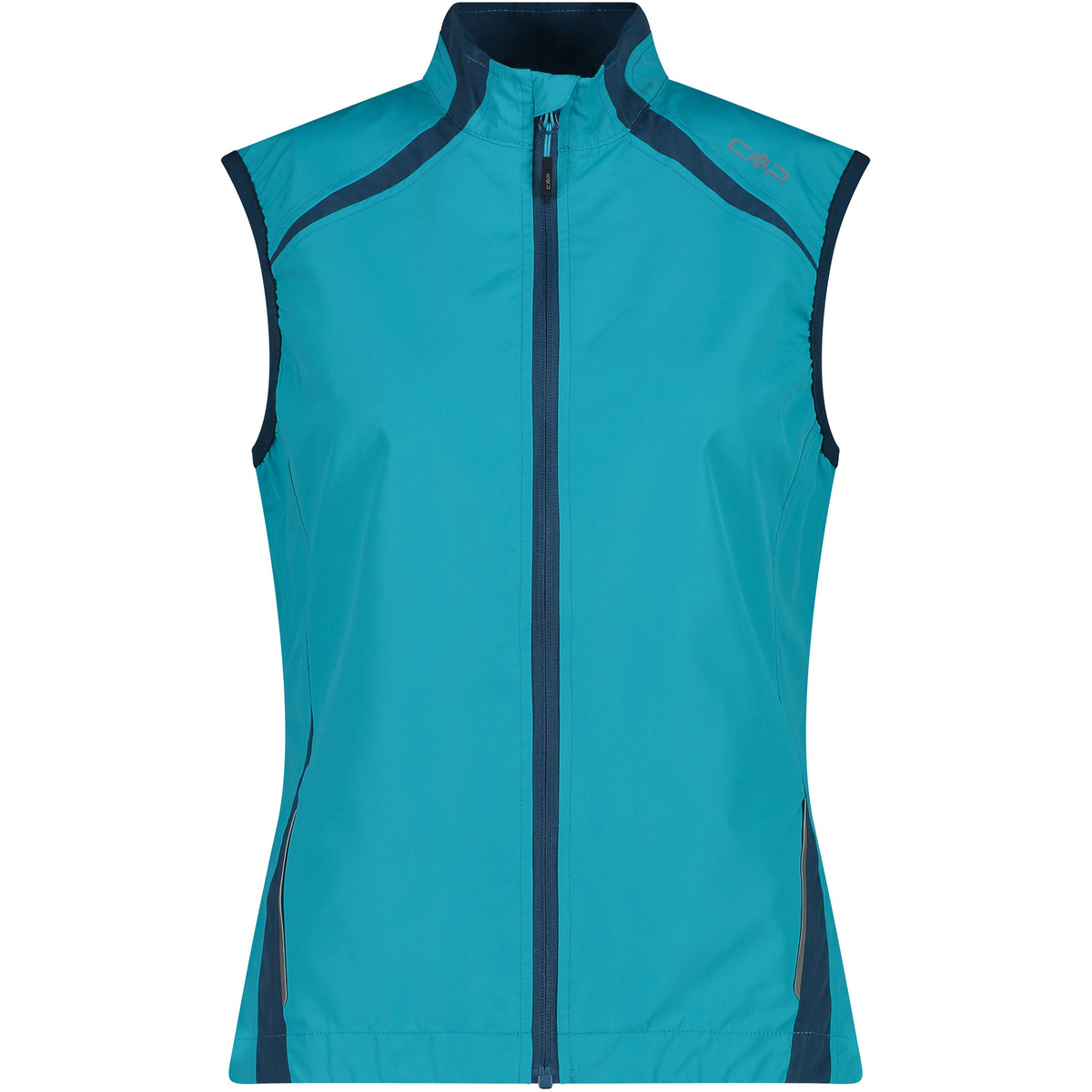 CMP Donna Gilet Windproof (Taglia XXS, Blu)