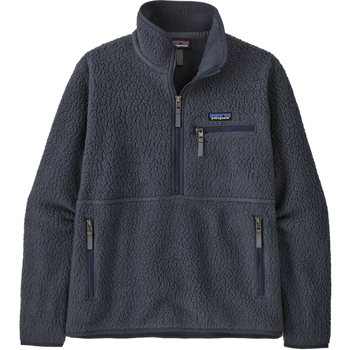 Patagonia Femme Pull Pile Retro Marsupial (taille XL, Bleu)