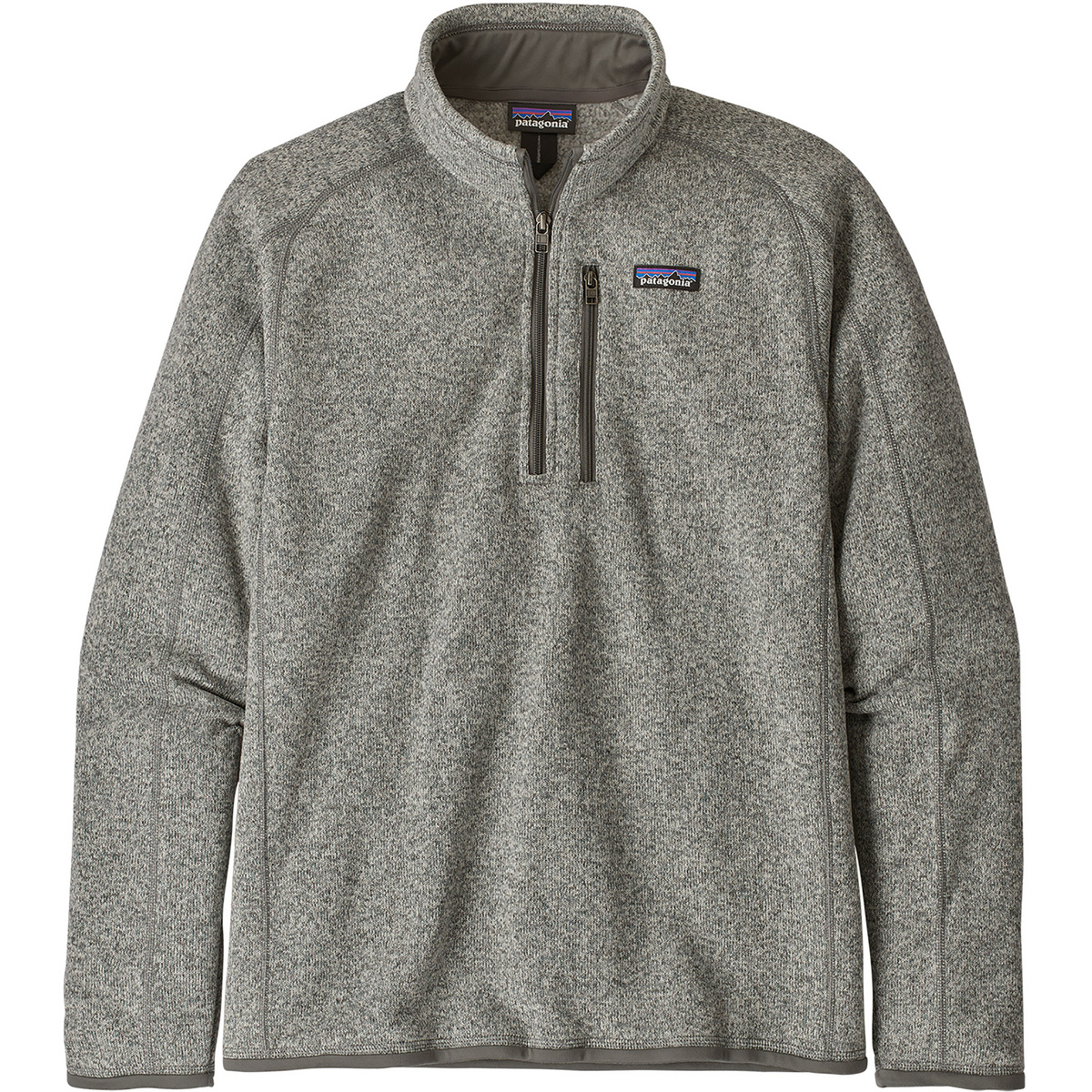 Patagonia Herren Better Sweater 1/4 Zip Longsleeve (Größe S, grau)