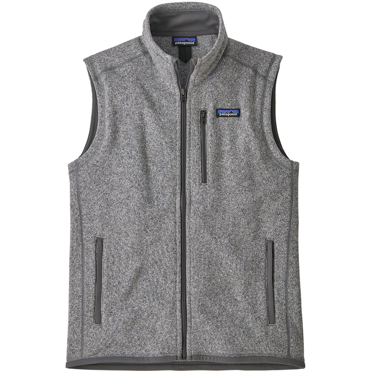 Patagonia Uomo Gilet Better Sweater (Taglia XL, Grigio)