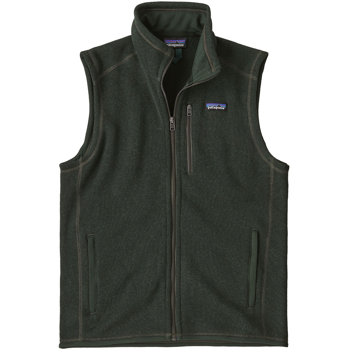 Patagonia Uomo Gilet Better Sweater (Taglia XL, Verde oliva)