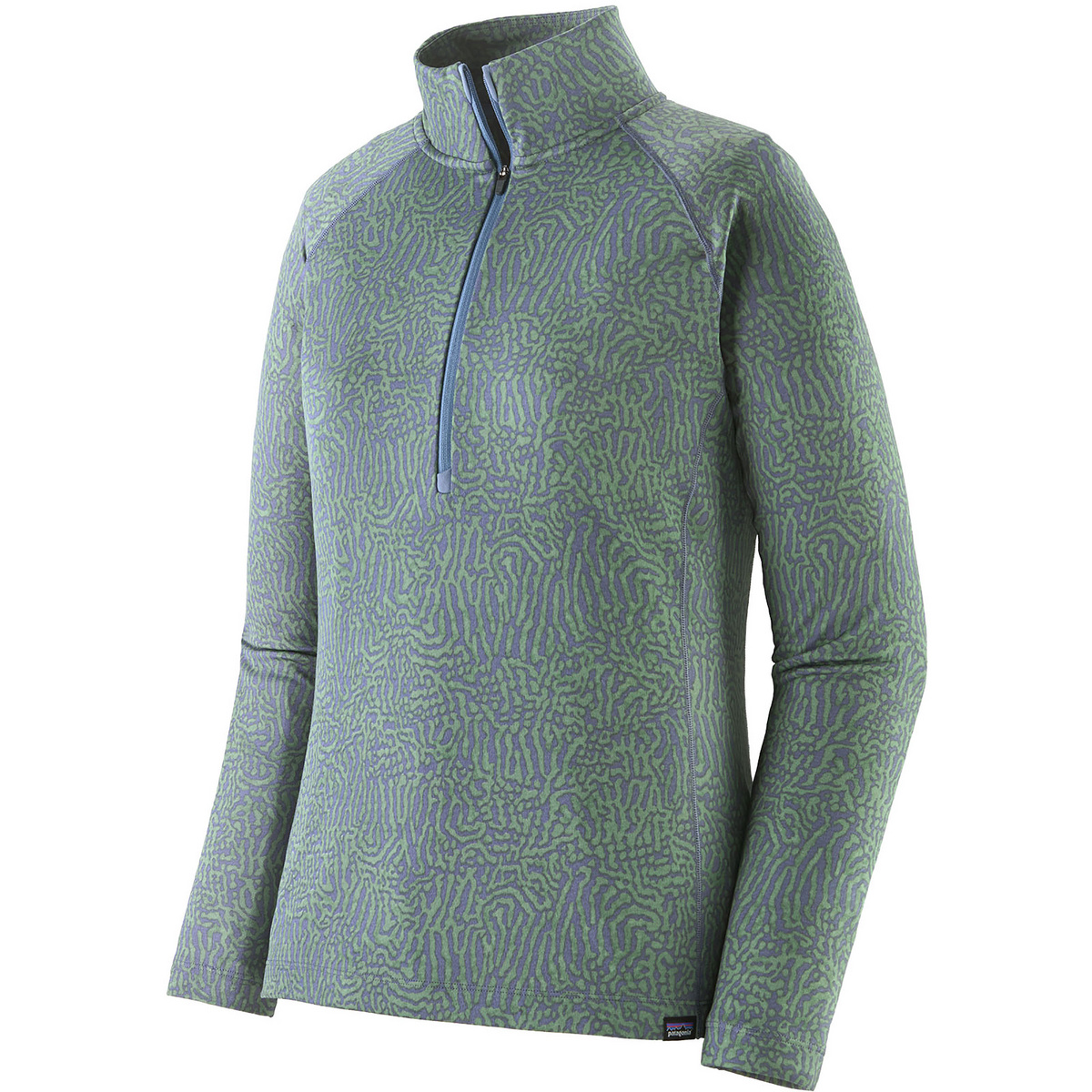 Patagonia Damen Capilene Midweight Zip Longsleeve (Größe M, blau)