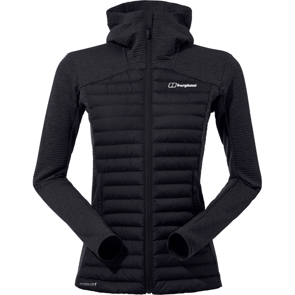 Berghaus Damen Nula Hybrid Syn Jacke (Größe M, schwarz)