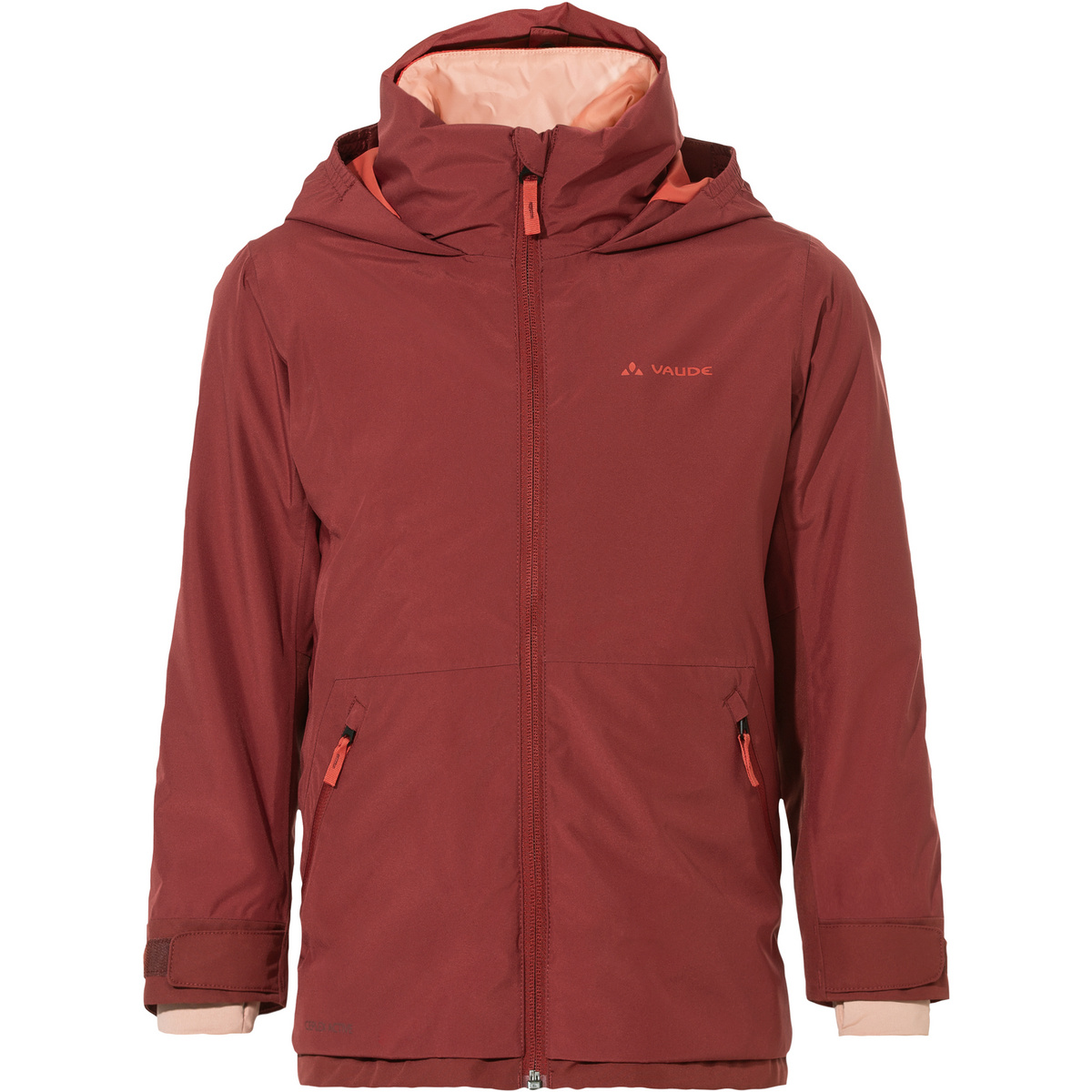 Vaude Kinder Casarea 3in1 Jacke (Größe 98, rot)