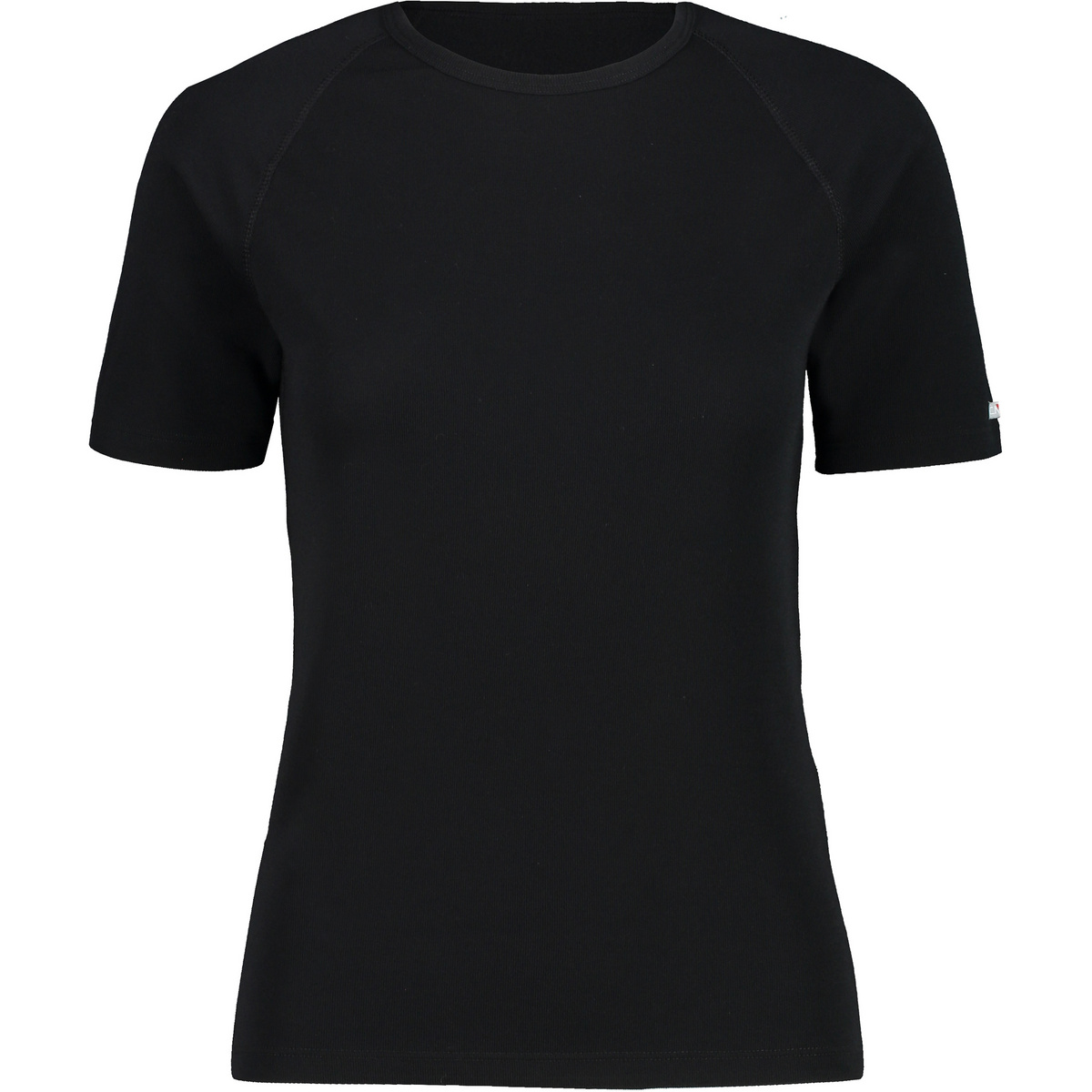 CMP Donna Maglia a manica corta Sweat (Taglia L, Nero)