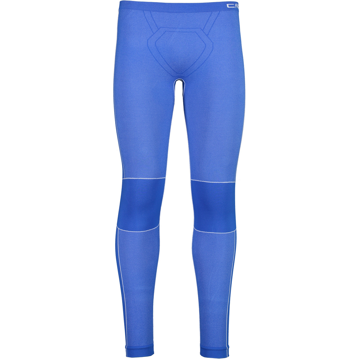 CMP Uomo Leggings Seamless Long (Taglia L , Blu)