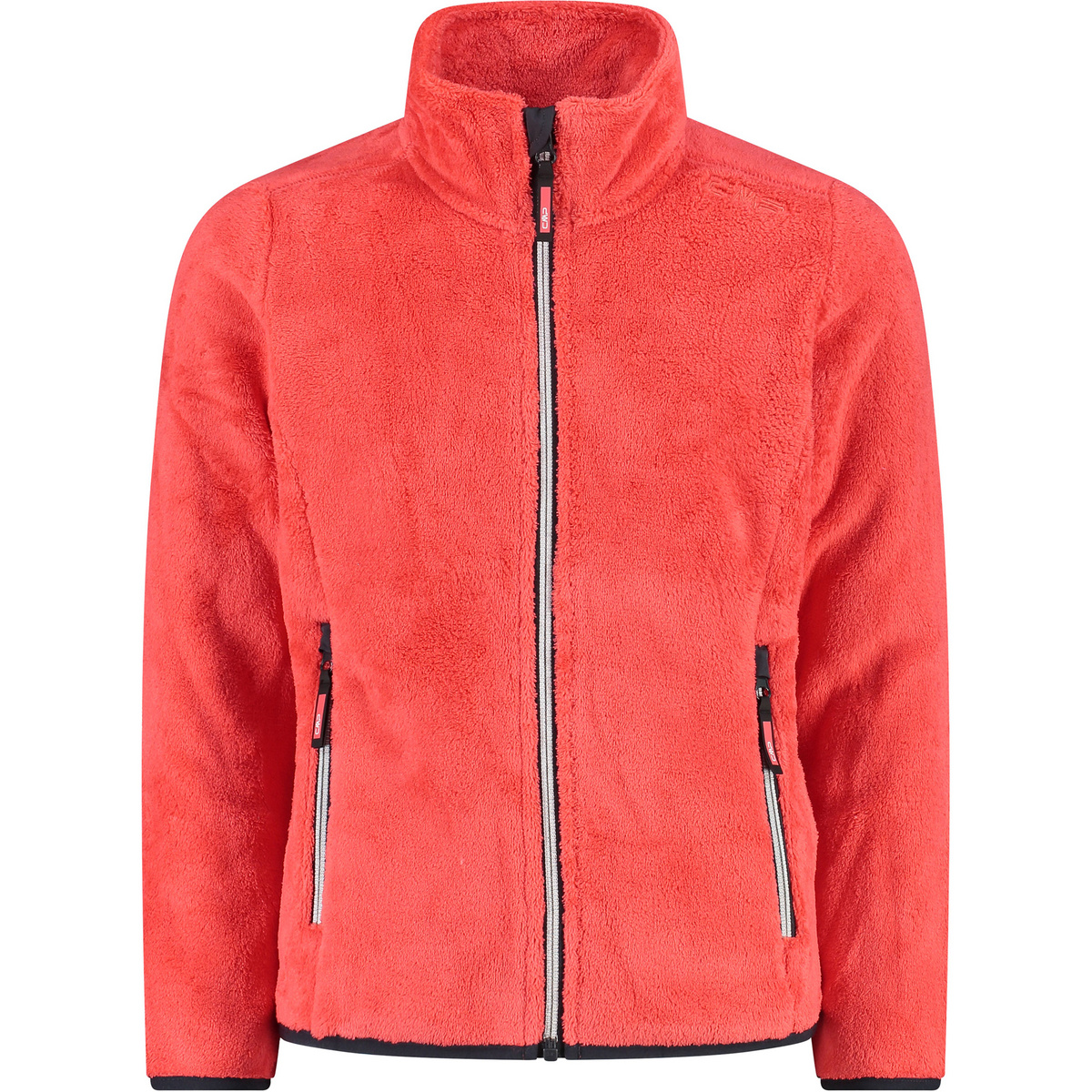 CMP Kinder Girls Highloft Jacke (Größe 128, orange)
