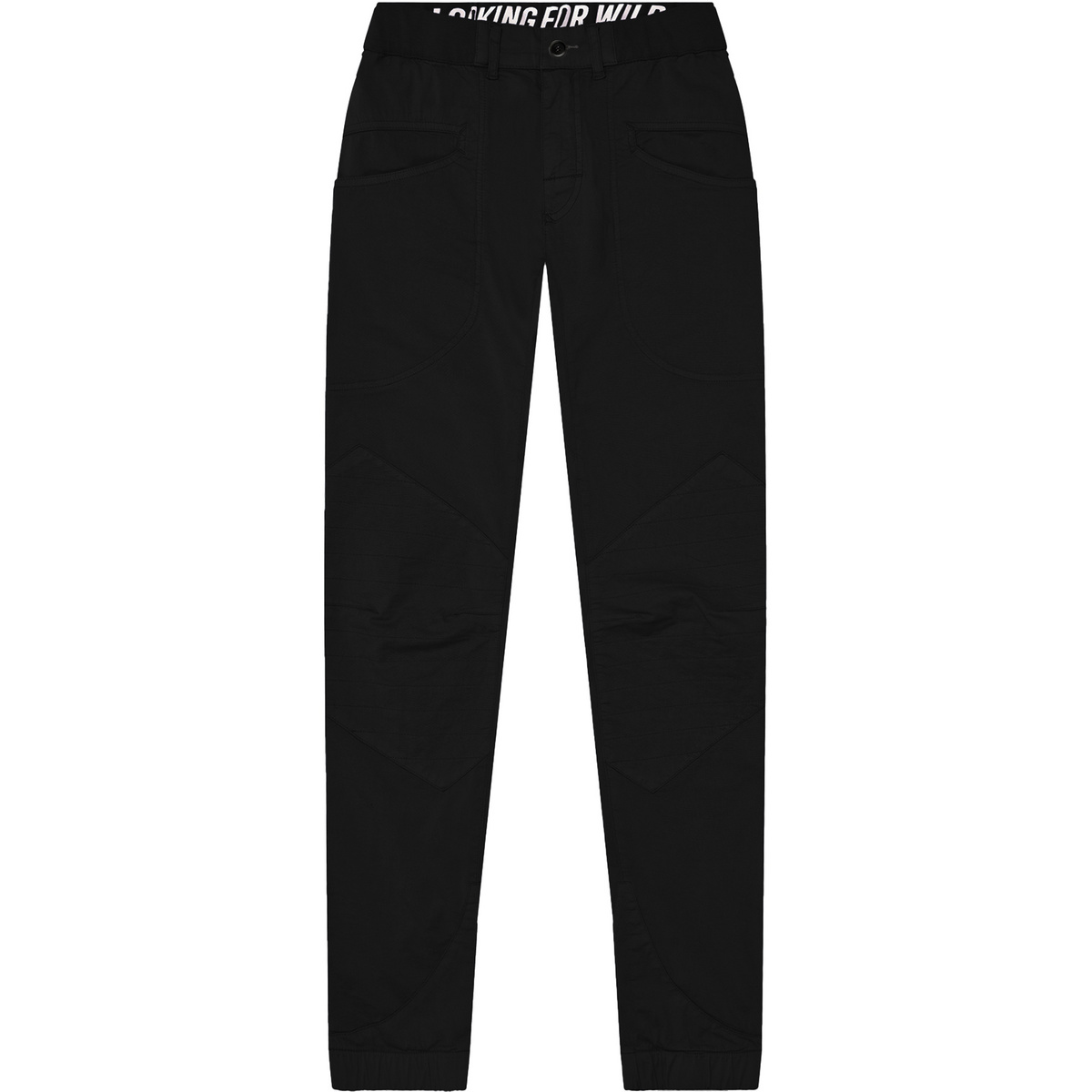 Looking for Wild Homme Pantalon Fitz Roy (taille L, Noir)