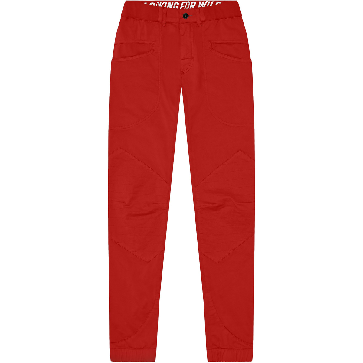 Looking for Wild Uomo Pantaloni Fritz Roy (Taglia XL, Rosso)